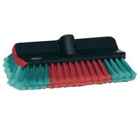 Vikan Waschbürste 524752 mit Wasserdurchlauf für die Autowäsche, mit versetzten Borsten, 28 cm