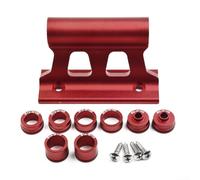 Vilgftyiet Auto-Dach-Fahrradgabelhalterung mit Schnellspannachse, Aluminiumlegierung, Fahrradträger-Adapter für 100 mm 110 mm Standardnaben, Gepäckträger für Autos, LKWs, Wohnmobile (rot)