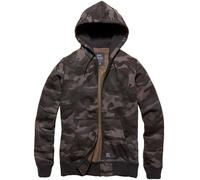 Vintage Industries Redstone Kapuzensweatshirt, dunkles camouflage, Größe XXL