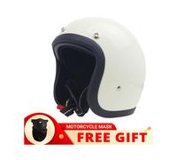 Vintage TT&COCASCOS Fiberglas-Jethelm-Zubehör, Größe XXXXL, Weiß