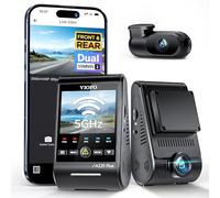 VIOFO A229 Plus 2CH Dashcam, Dual 2K HDR, 5GHz WLAN, GPS, Sprachsteuerung | Dual 2K HDR vorne & hinten, Nachtsicht-Technologie, 5GHz WLAN & präzises GPS, Sprachsteuerung