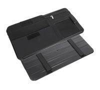 Visierkarten Organizer für Auto Sonnenblende, Schwarz, Multi Fach | Taschentücher Kasten Auto, Brillenhalter für Sonnenblende im Auto, PU ABS Kunststoff, Truck Suv