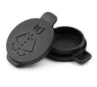 Visxcnu 2 Stück Deckel für Wischwasserbehälter passend für Buick Windschutzscheiben Waschflüssigkeit Reservoir Verschlusskappe Ersatzteil BK-0138 Schwarz 46mm Scheibenwaschwasser Kappe
