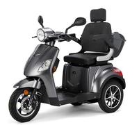 Vita Care 1000 Seniorenmobil1000 W Elektromobil mit 25 km/h, 60 km Reichweite & Komfort-Ausstattung (Light Grey, Speed-15km/h)