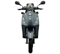 Vita Care 2000 Li Elektromobil 3-rädriges 2-Personen Seniorenmobil mit 1000 W Motor, Herausnehmbarem -Akku bis 90 km Rückwärtsgang & Topcase (Light grey, Akku- 60V/30Ah= bis zu 90 km Reichweite)