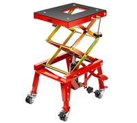 VIVOHOME Motorradheber Motorradhebebühne bis zu 160kg Hebebühne für Motorräder höhenverstellbarer zwischen 34cm und 85cm Hebescheren-Mittelständer für Motorräder ATVs und Quads