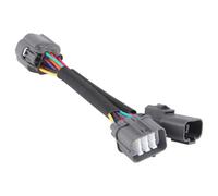 Vjsujehgy Obd1 zu Obd2 10-Pin Verteiler Adapter Jumper Geschirr für