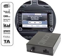 VOCOMO DAB/DAB+ Digital Radio Integration kompatibel mit VW, Skoda, Seat mit RNS 510, RCD 510, RNS 310/315 (CAN-Bus)