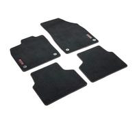 Volkswagen 10B061270AWGK Fußmatten Premium Velours Textilfußmatten 4X Stoffmatten, schwarz/rot, mit GTX Schriftzug