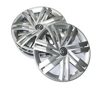 Volkswagen 2G0071454 Radkappen Set (4 Stück) Radzierkappen 14 Zoll Radzierblenden Brillantsilber