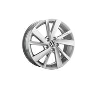 Volkswagen Gavia Leichtmetallfelge, Aluminium-Magnesium-Silizium, Brillantsilber, 16 Zoll, 5-Loch, 112mm Lochkreis, 46mm ET, 6,5J x 16