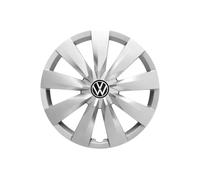 Volkswagen Original Radzierblende, 16 Zoll, Silber, für Touran (Typ 5T) ab 2016, 4-teiliger Satz, 5TA-071-456-B-UWP
