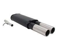 Novus Sportauspuff Endschalldämpfer für VW Passat 3B/3BG Gruppe N 2x90 mm