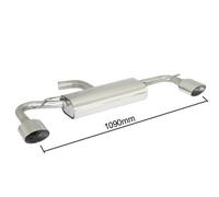 Volkswagen Scirocco Ragazzon Auspuff 135x90 50.0281.12 Endrohr 135x90 mm oval Sport Line Edelstahl
