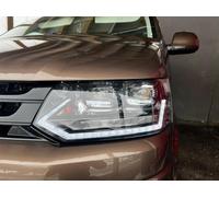 VOLL LED Tagfahrlicht Scheinwerfer für VW T5 GP (Facelift) 10-15 schwarz mit dynamischem LED Blinker und Begrüßungsfunktion