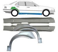Voll schweller + hinten Kotflügel Reparaturblech für BMW 3 E36 1990-2000