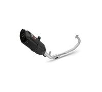 VOLLAUSPUFF 1X1 MIVV SPORT SUONO SCHWARZ EDELSTAHL FÜR SUZUKI GSX-R 125 2017-20