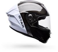 Vollständiger Helm Bell Race Star DLX Flex Strike Silver/White