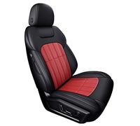 Vollständiger Satz Echtleder-Autositzbezüge Für Jaguar Für Xf Xe Für F Pace Xj Xk Typ Autositzbezug(Schwarz Rot)