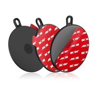 volport 95 mm/3,74" Klebe-Befestigungsplatten für Armaturenbrett, Selbstklebende Montageplatte mit Kleber, Saugnapf-Unterlage-Klebeplatte für Tomtom & Garmin Navigationsgeräte, Dashcam, Autohalter