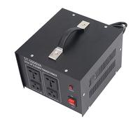 Volt Transformator 5000W Spannungswandler, Einstellbar mit 20A Sicherung, 2 AC 110V/2 AC 230V Steckdosen, für Wissenschaftliche Labors und Industrie, mit EU-Stecker