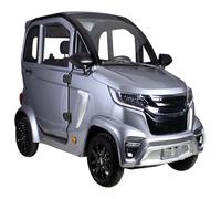 Volta EV1 Kabinenroller 45km/h bis zu 63km 72V/58Ah VRLA Gel Akku 2KW Silber COC