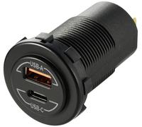 Voltcraft VOLTCRAFT Power-Delivery USB-Einbausteckdose Kfz 60W 12/24V