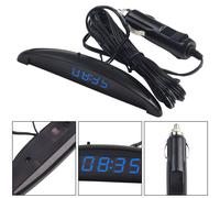 Voltmeter im Auto Tragbar Kunststoff Temperatur 12V Zubehör Digital Teile