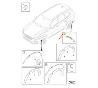 Volvo XC60 MK2 Kotflügelverbreiterung hinten rechts 32216741 NEU ORIGINAL