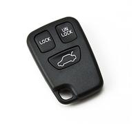 VolvoKS03 - 3 Taten Ersatz Schlüsselgehäuse Auto Schlüssel Fernbedienung Funkschlüssel Gehäuse. Jurmann Trade GmbH® (für Volvo 03)