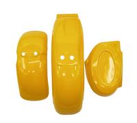 Vorderradkotflügel-Verkleidungssatz aus Kunststoff for Honda Monkey Bike Skyteam Z50 Gorilla 50 Z50A Z50J Z110 Z125 Motor(Yellow 3 Set)
