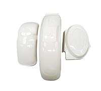 Vorderradkotflügel-Verkleidungssatz aus Kunststoff for Honda Monkey Bike Skyteam Z50 Gorilla 50 Z50A Z50J Z110 Z125 Motor(White 3 Set)