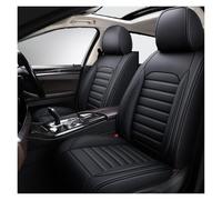 Vordersitze Set Auto Sitzbezüge Für Peugeot 3008 2017-2025, AutositzbezüGe Set Leder, 2-Sitze SitzbezüGe Auto Vordersitze Zubehör(Black)
