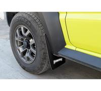 Vorne und Hinten Kotflügel mit Logo für Suzuki Jimny JB64 JB74 2019-2023, 4PCS Auto Schmutzfänger Schutz Tuning Zubehör Set (Schwarz)