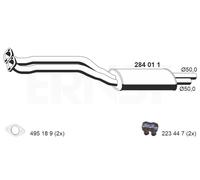 ERNST Vorschalldämpfer für BMW 284011
