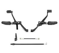 Vorverlegte Fussrastenanlage für Harley Sportster 883 Iron 14-20 schwarz