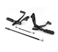 Vorverlegte Fußrastenanlage in Schwarz für Harley XL 1200 X Forty-Eight2010-2013