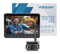 VSG24 7" FUNK-Set Rückfahrkamera Wetterfeste IP69K Kamera mit Heizung & Mikrofon
