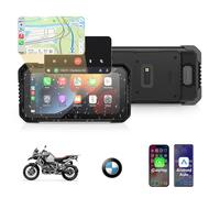 Vtopek 6.25" CarPlay & Android Auto für BMW Motorrad Schnelle Installation | Tragbare Wireless CarPlay Display, Plug-Play, IP67 Wasserdicht, Dual-Bluetooth, Navigation, Sprachsteuerung, Schutzschloss