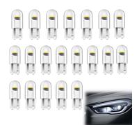 VTYTZZ 20 Stück Innenraumbeleuchtung Birne,W5wLed,Standlicht Leselicht Türlicht Kofferraumbeleuchtung,Innenrau501 Weiß Boot Glühbirne,StandlichtLed,Led Standlicht,T10 Led - Canbus