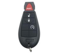 vurbemes Ersatz-Schlüsselgehäuse für Dodge 2013-2018 Ram Truck 1500 2500 3500 Smart Remote Key Fob Shell (GQ4-53T 56046955)