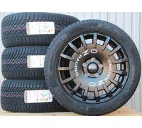 VW Bus T5 T6 .1 Caravelle Räder OZ Alufelgen schwarz Continental Allwetterreifen