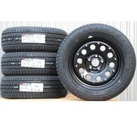VW Bus T5 T6.1 Satz Räder Stahlfelgen schwarz Yokohama Off Road Ganzjahresreifen