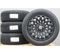 VW Bus T5 T6 6.1 Caravelle Räder Alufelgen MSW99 schwarz Hankook Allwetterreifen