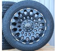 VW Bus T5 T6 6.1 Satz Kompletträder Alufelgen MSW99 schwarz pol Ganzjahresreifen