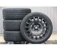 VW Bus T5 T6 T6.1 Bulli Alufelgen OZ Rally schwarz Continental Allwetterreifen