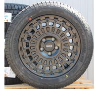 VW Bus T5 T6 T6.1 California Räder Alufelgen DOTZ Talara schwarz Allwetterreifen