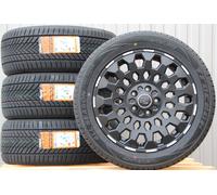 VW Bus T5 T6 T6.1 Caravelle Satz 18" Räder Alufelgen MSW99 pol. Allwetterreifen