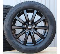 VW Bus T5 T6 T6.1 Kombi Satz Räder Alufelgen Platin P69 schwarz Allwetterreifen
