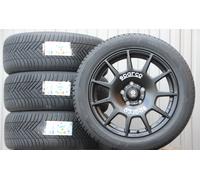 VW Bus T5 T6 T6.1 Kompletträder Alufelgen Sparco schwarz Hankook Allwetterreifen